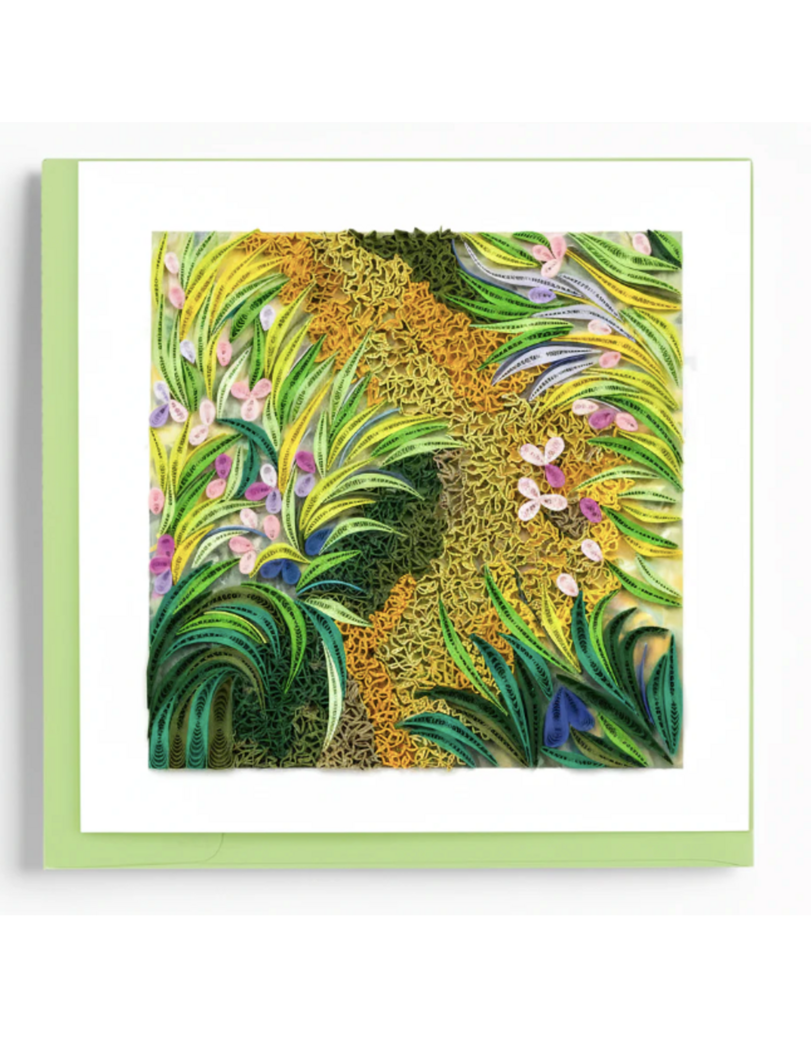 The Path Through The Irises Artist Series Quilling Card