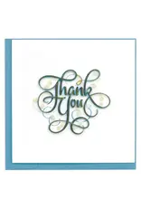 Thank You  Quill Card