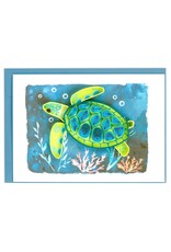 Trade roots Sea Turtle Enclosure Quill Card, Vietnam
