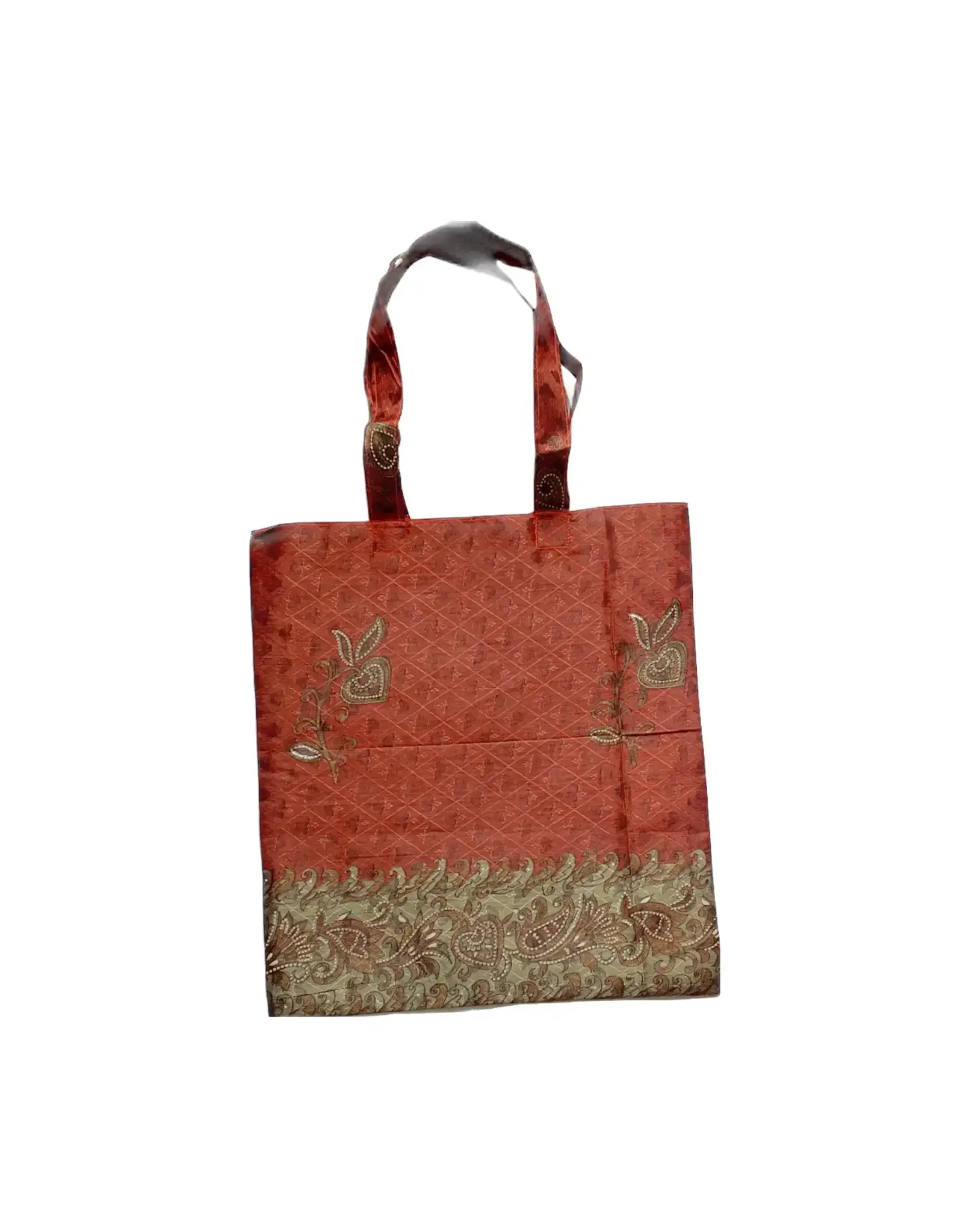 Large Sari Gift Bag with Handle, Sari Tote Bag