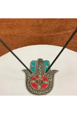 Incense Holder - Hamsa Hand, India