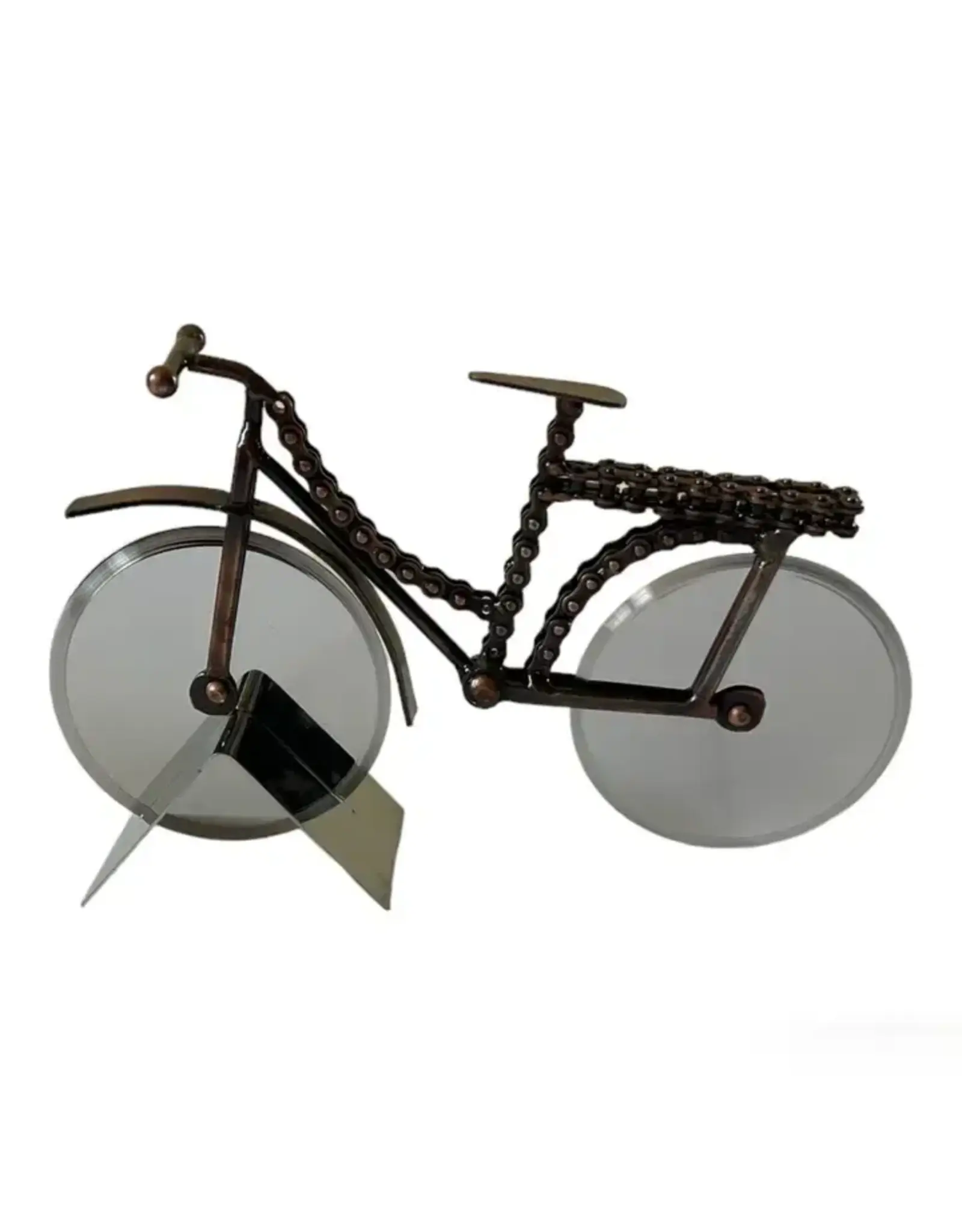 Bike Chain Pizza Cutter, w/ Stand, India