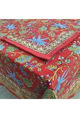 Tablecloth 60X120 Indo Fleur Red