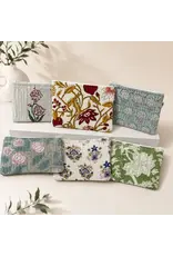 Upcycled Quilted Block Print Zip Pouch
