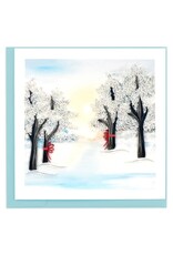 Quilled Snow Covered Trees, Vietnam