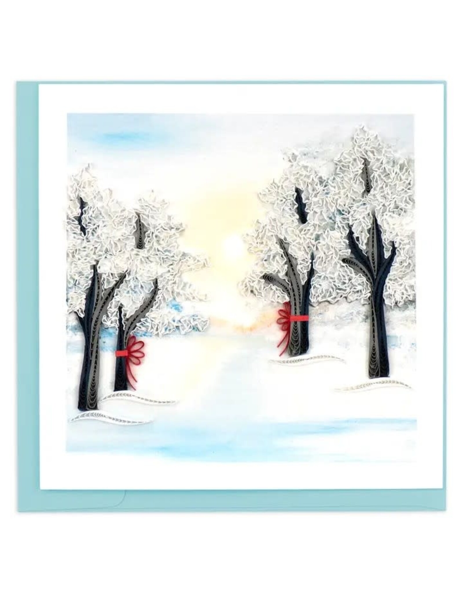 Quilled Snow Covered Trees, Vietnam