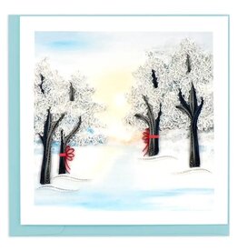 Quilled Snow Covered Trees, Vietnam