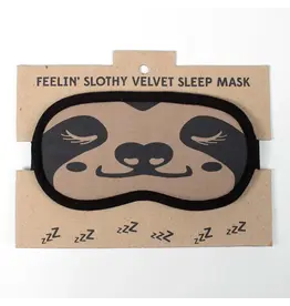 Sloth Velvet Sleep Mask