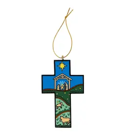 Starry Night Cross Ornament