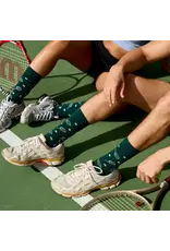 Socks That Support Youth Sports (Green Tennis Rackets)