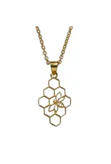 Beehive Gold Color Necklace, India