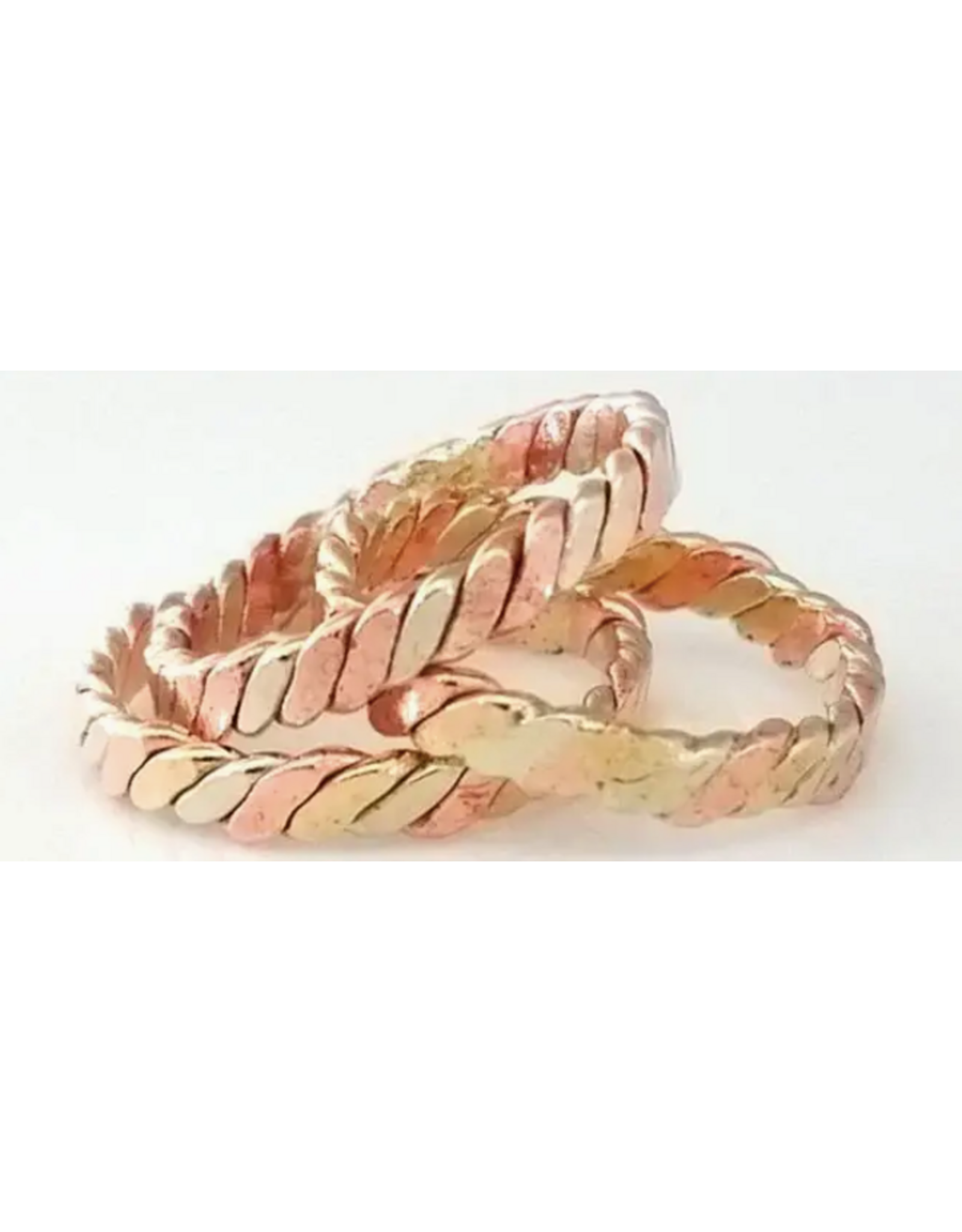 Trade roots Braided Rings (Silver, Copper, Gold and MixedMetals )