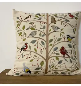 Pillow 16" Winter Birds