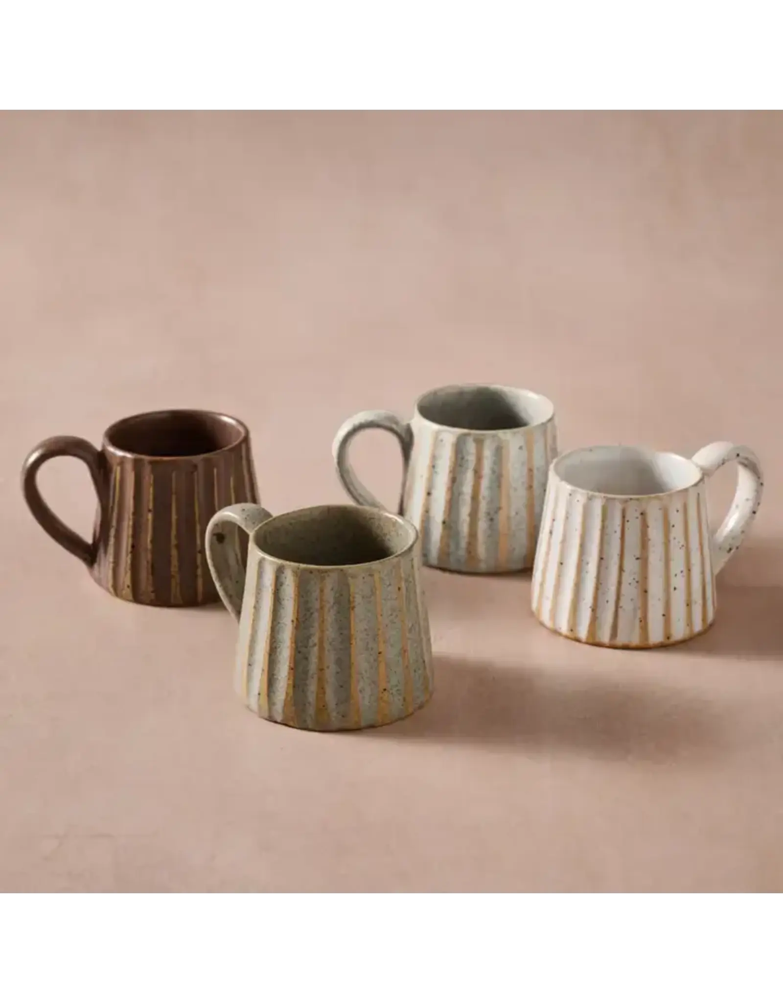 Sundara Conical Fluted Ceramic Espresso Mug
