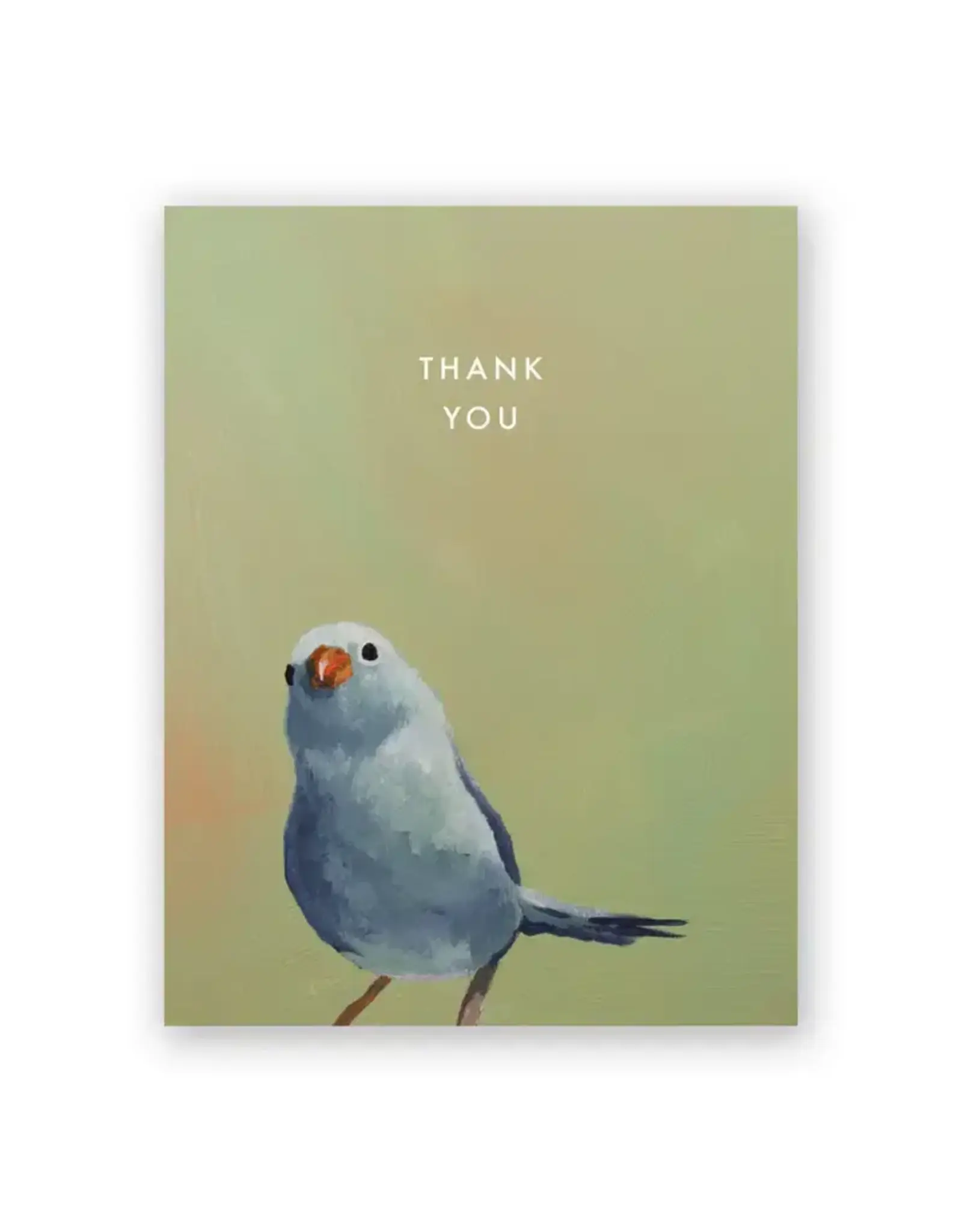 Blue Bird Thank You Greeting Card