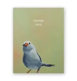Blue Bird Thank You Greeting Card