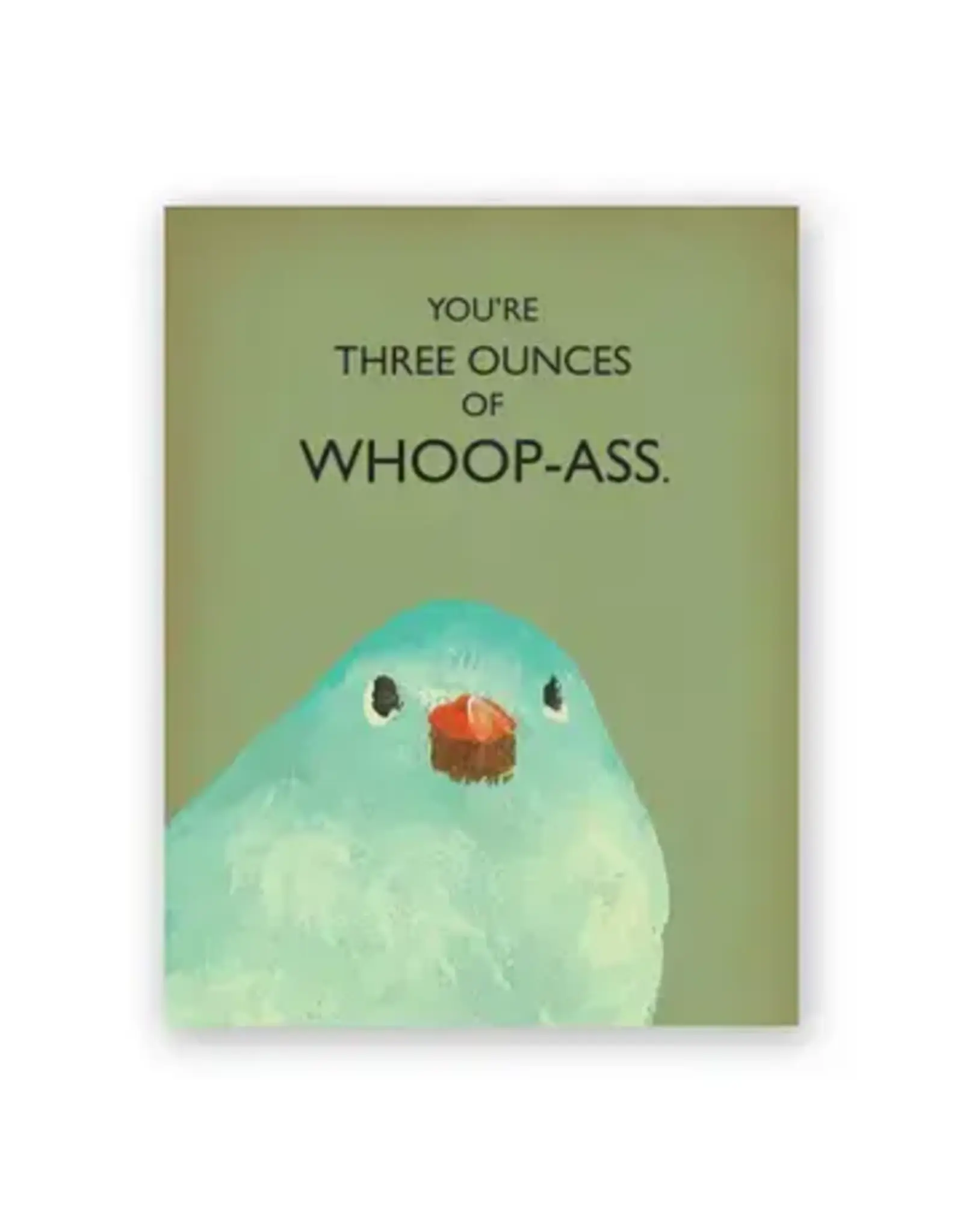 Three Ounce Greeting Card