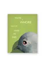 Whore Greeting Card