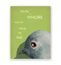 Whore Greeting Card