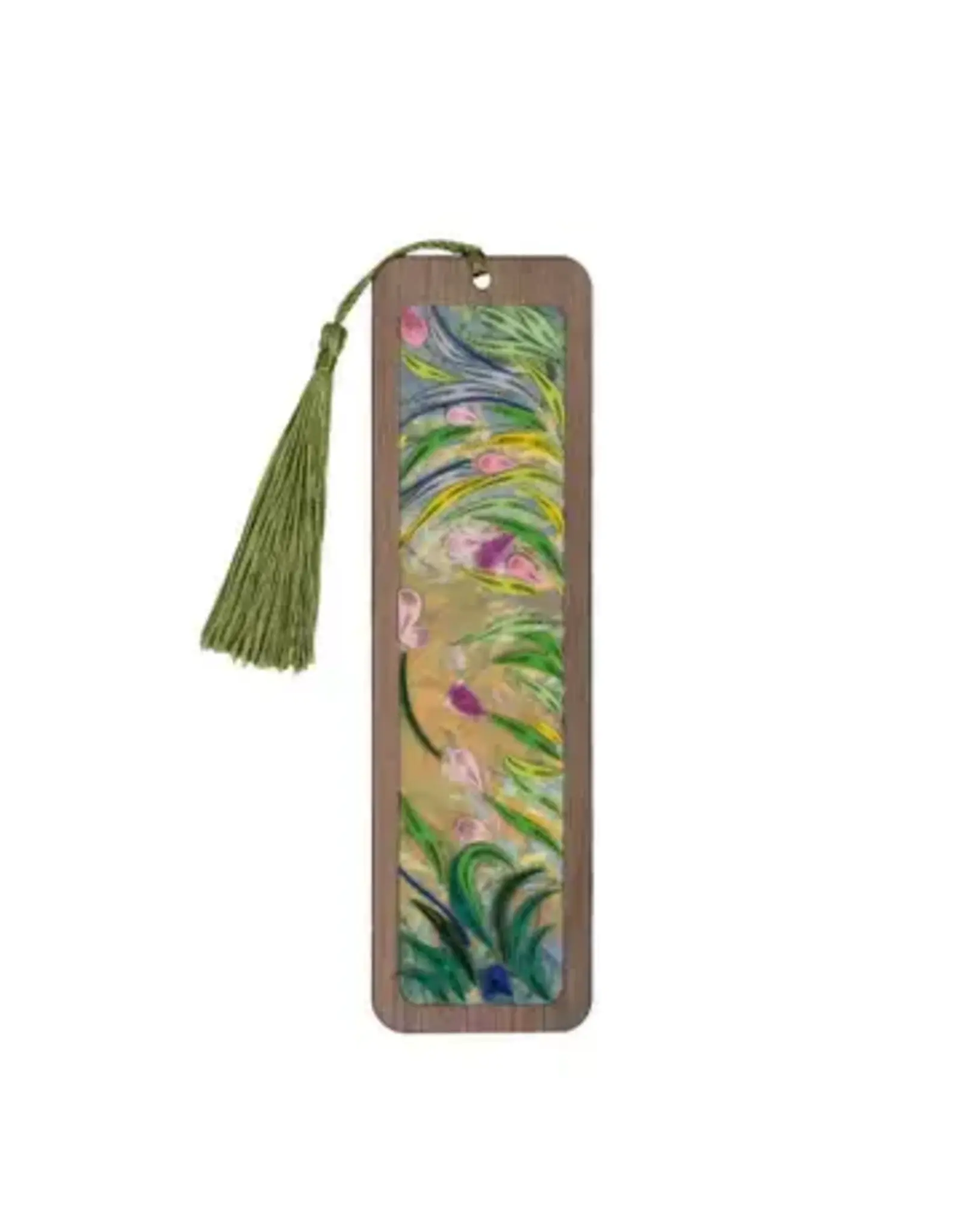 Handmade Quilled Paper the Path Through the Irises (Monet Inspired) Bookmark