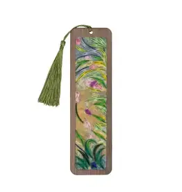 Handmade Quilled Paper the Path Through the Irises (Monet Inspired) Bookmark