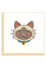 Quilled Kawaii Cat Greeting Card