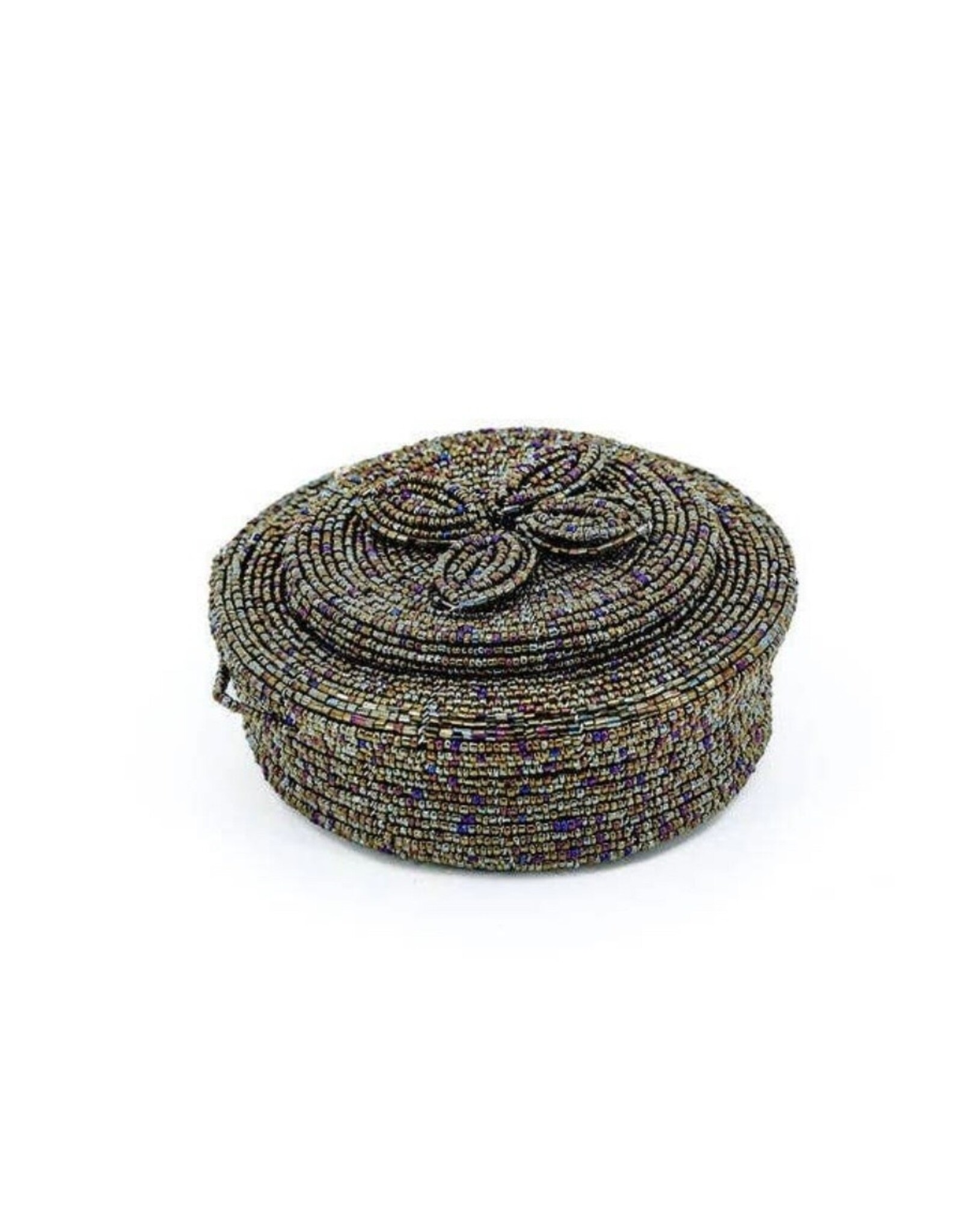 Assorted Jewelry Organizer, Beaded Round, Kenya