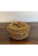 Assorted Jewelry Organizer, Beaded Round, Kenya