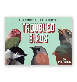 Troubled Birds Postcards - Box Set of 50
