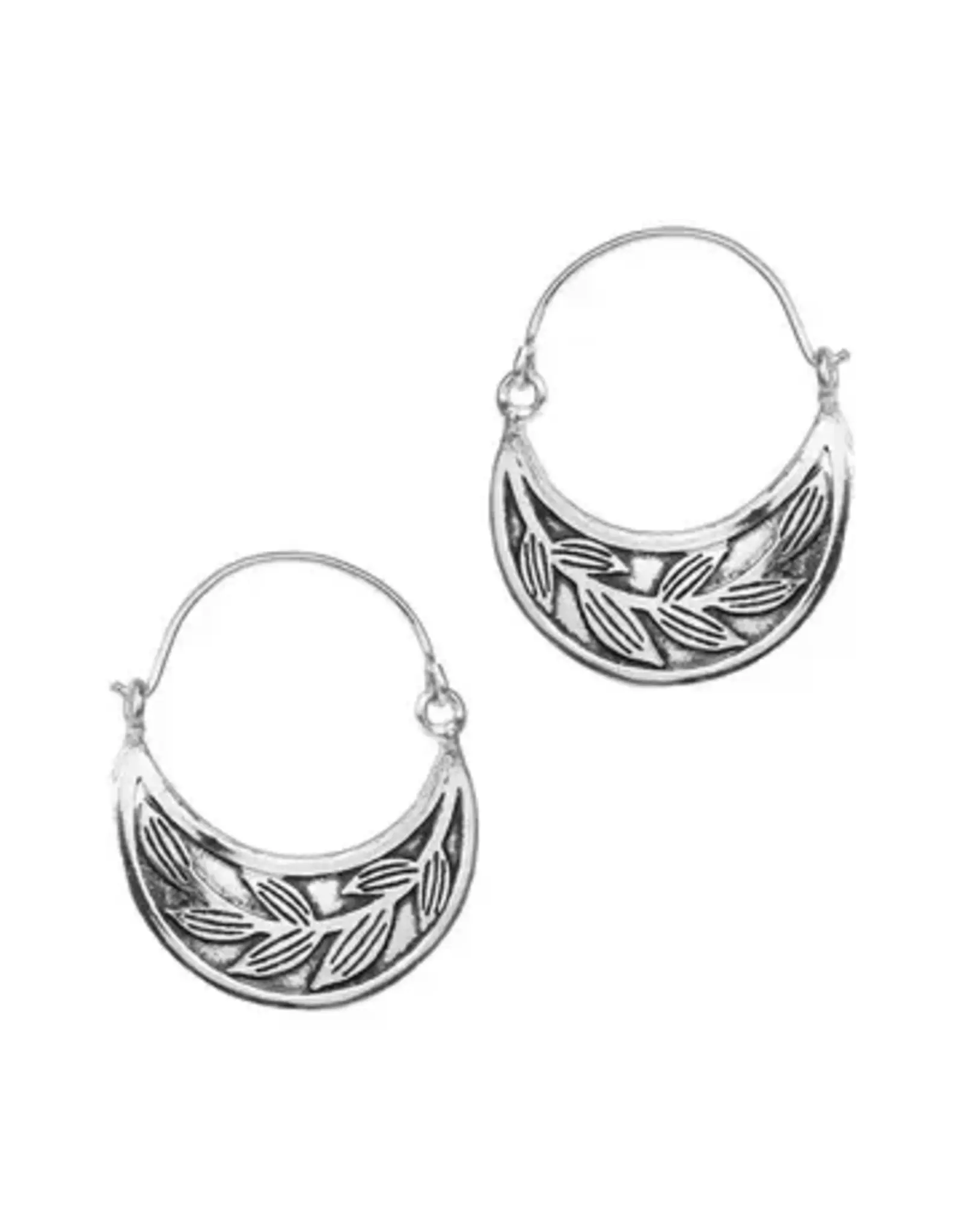 Patra Vine Hoop Earrings, India