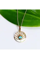 Celestial Dreams Necklace - Brass, Indonesia