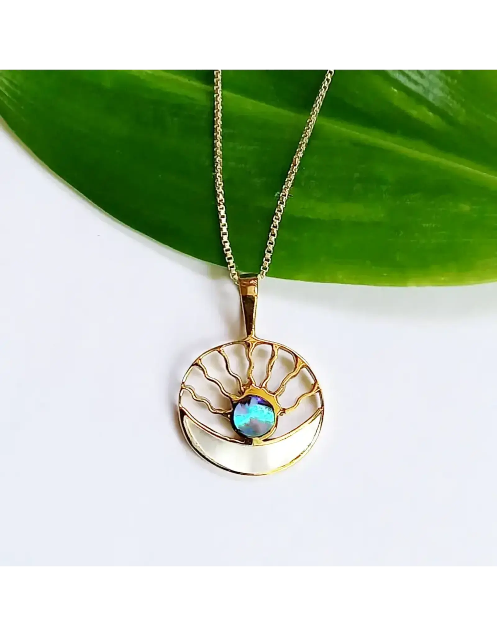 Celestial Dreams Necklace - Brass, Indonesia