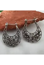 Field of Daisies Earrings - Sterling Silver, Indonesia