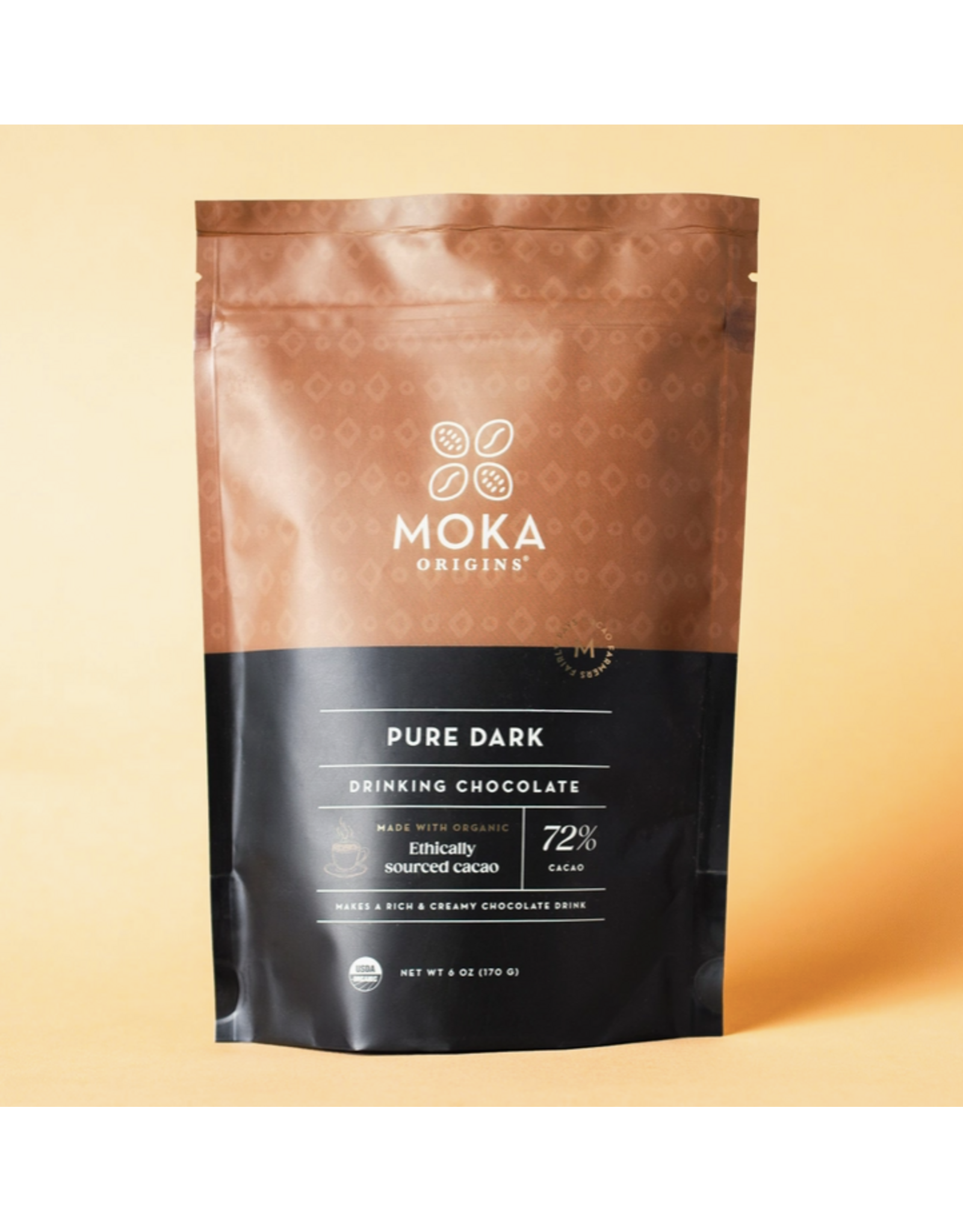 Drinking chocolate - 72%  Pure Dark