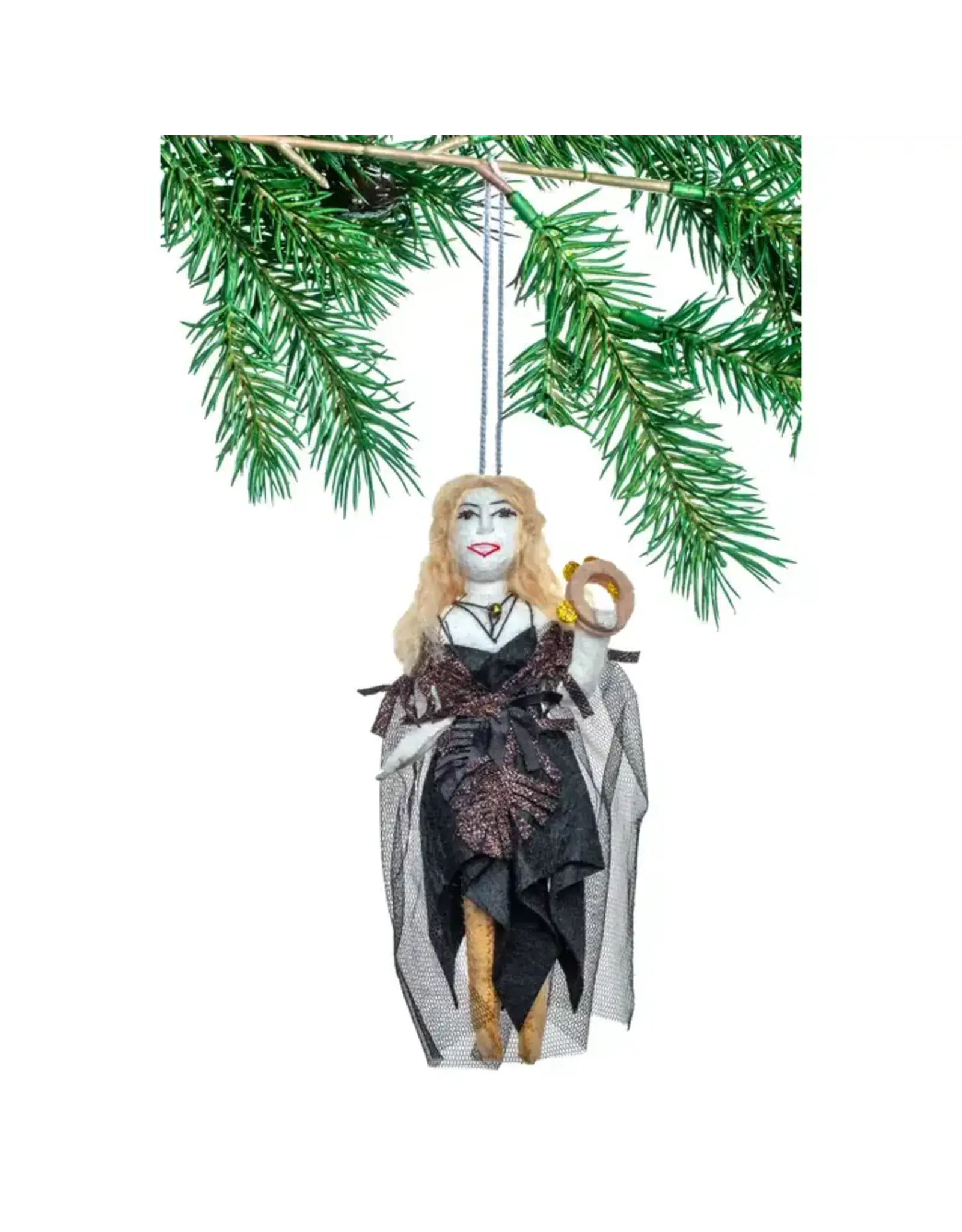 Stevie Nicks Black Dress Ornament, Kyrgyzstan