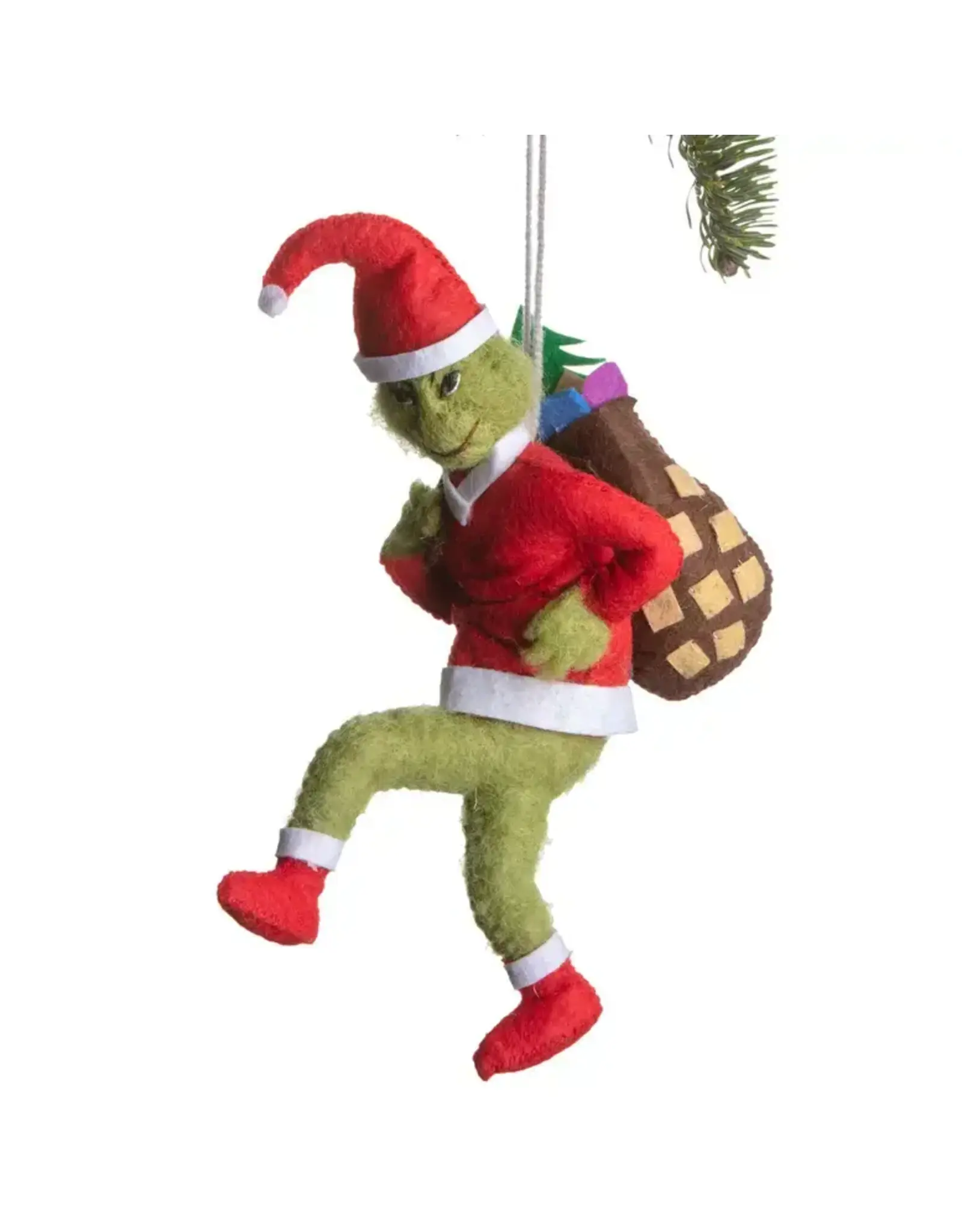 Grinch & Christmas Tree Ornament, Kyrgyzstan