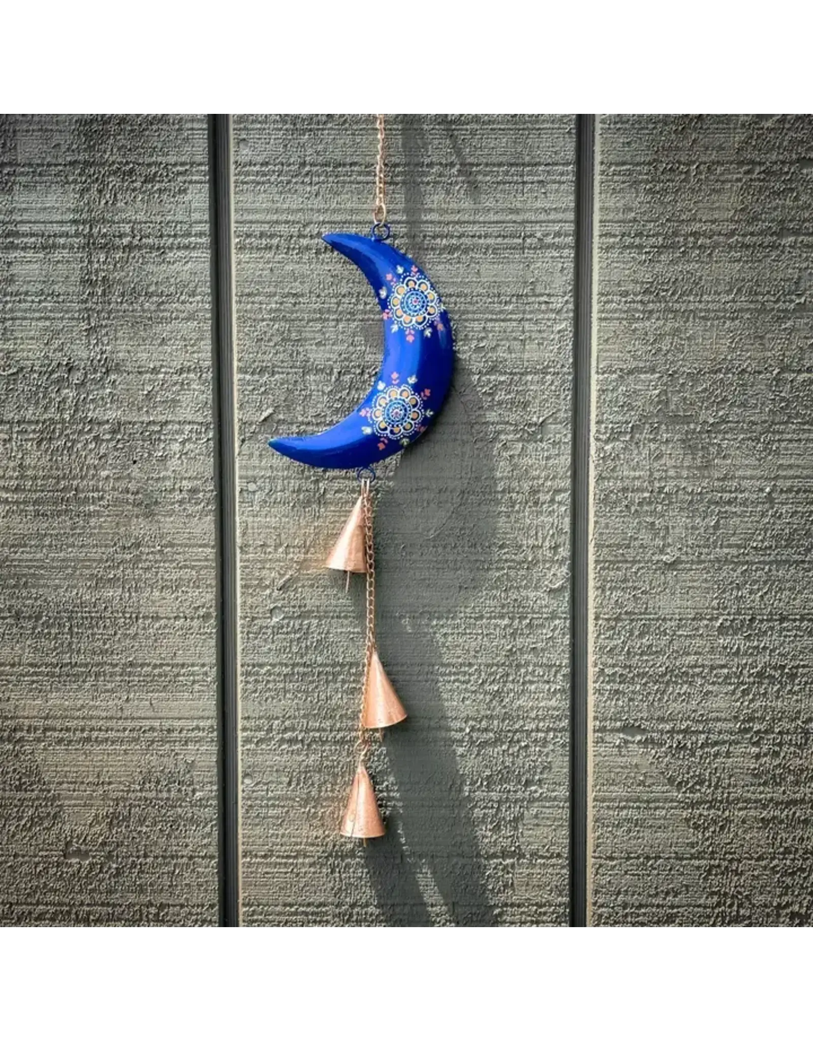 Cosmic Blue Moon Wind Chime