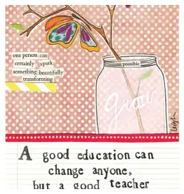 Good Teacher | Curly Girl Everyday Greeting Card