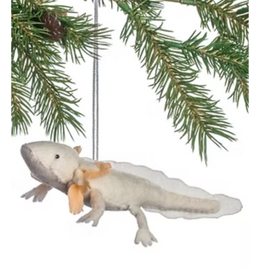 Axolotl Ornament, White