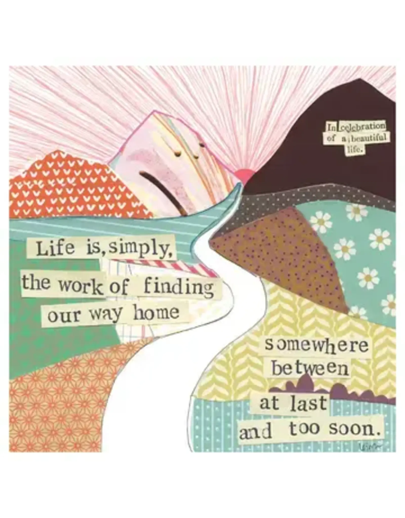 At Last and Too Soon Sympathy Greeting Card