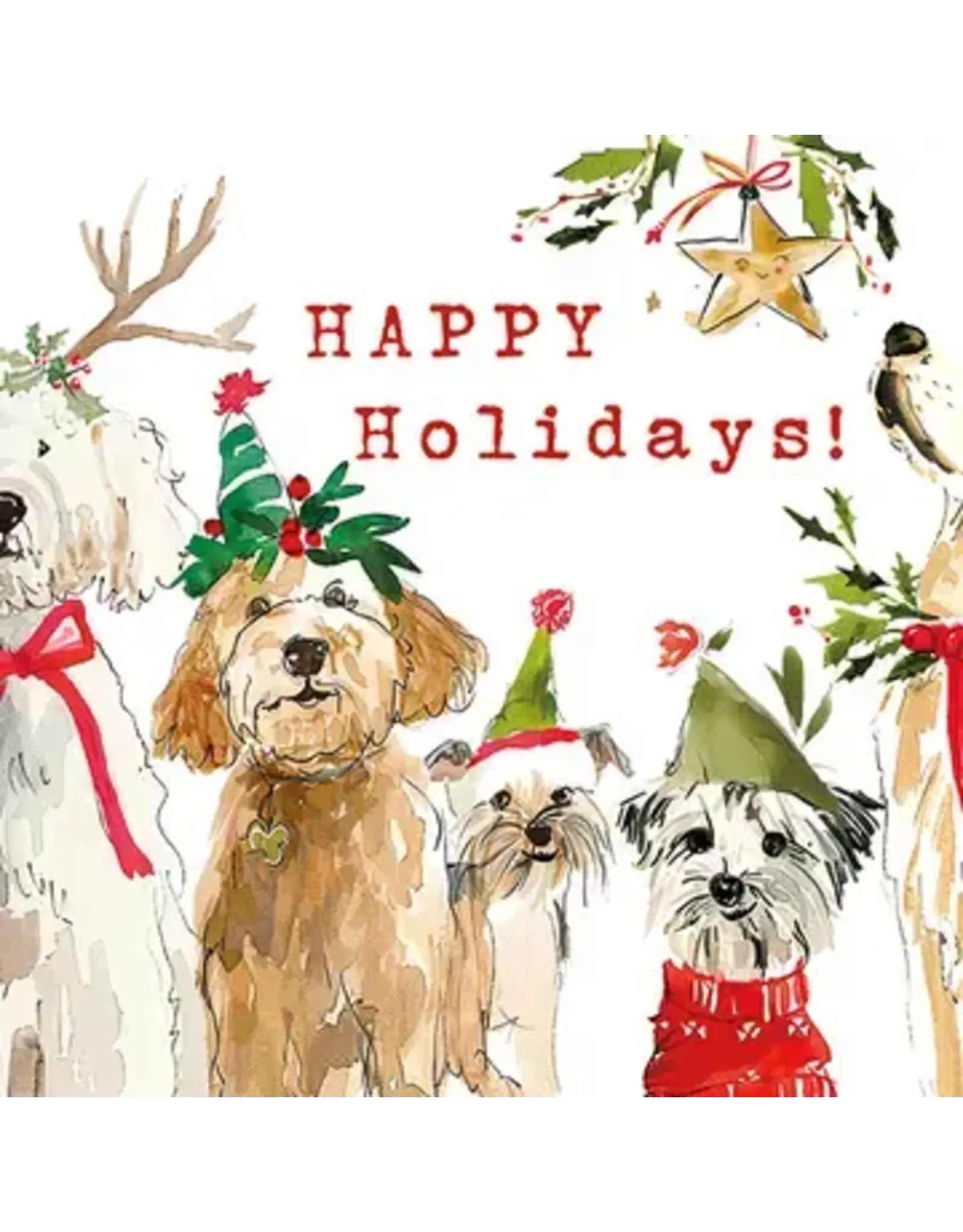 Dogs Holiday Greeting Card