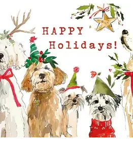 Dogs Holiday Greeting Card