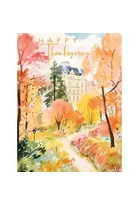 Fall Colors in the Park Thanksgiving Greeting Card