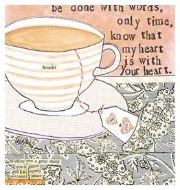 My Heart Sympathy Greeting Card 4.5 X 6.25"