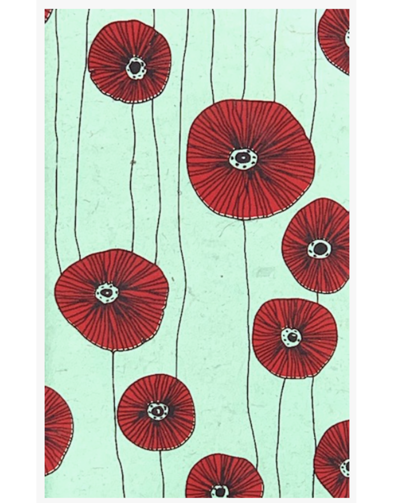 5x8 Journal, Bloom Sage Green, Nepal