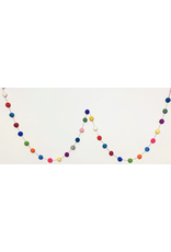 60" Pompom Garland, Multi Color, Nepal