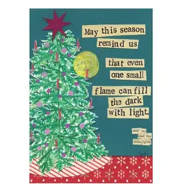 One Small Flame Holiday Greeting Card 4.5 X 6.25"