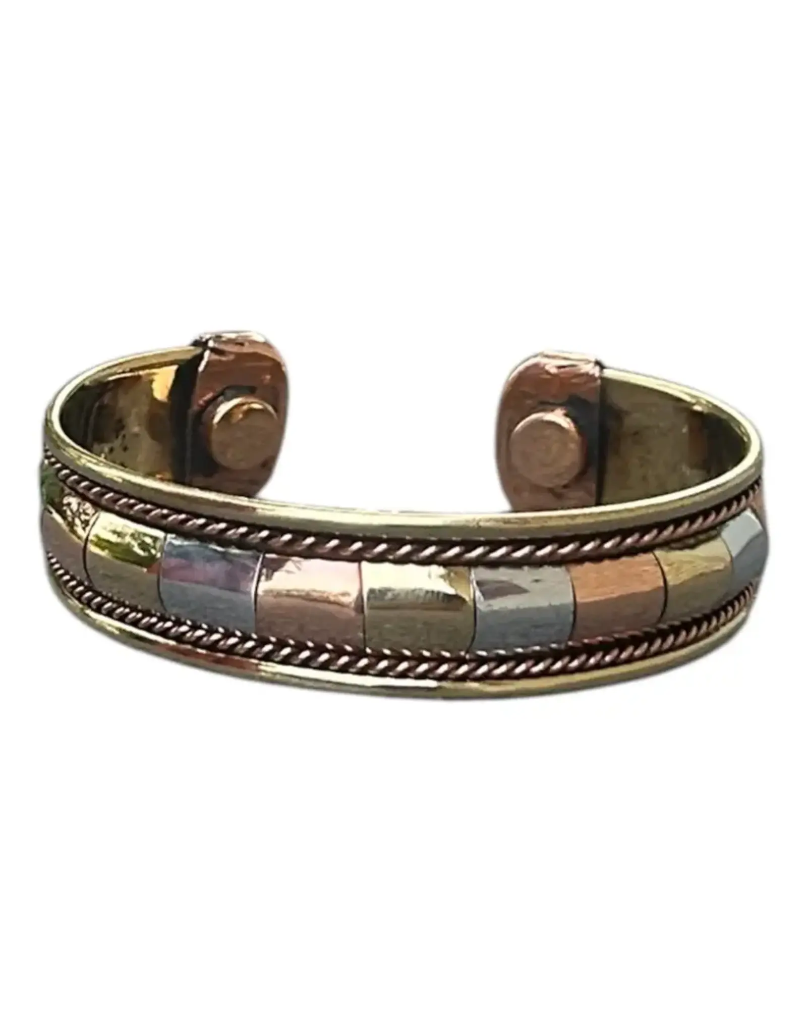 Copper Bracelet With Magnets, India