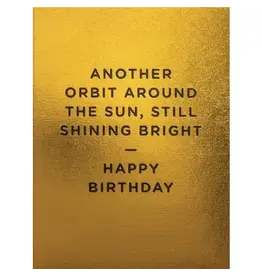Shining Bright Birthday Greeting Card 3.5 X 4.75