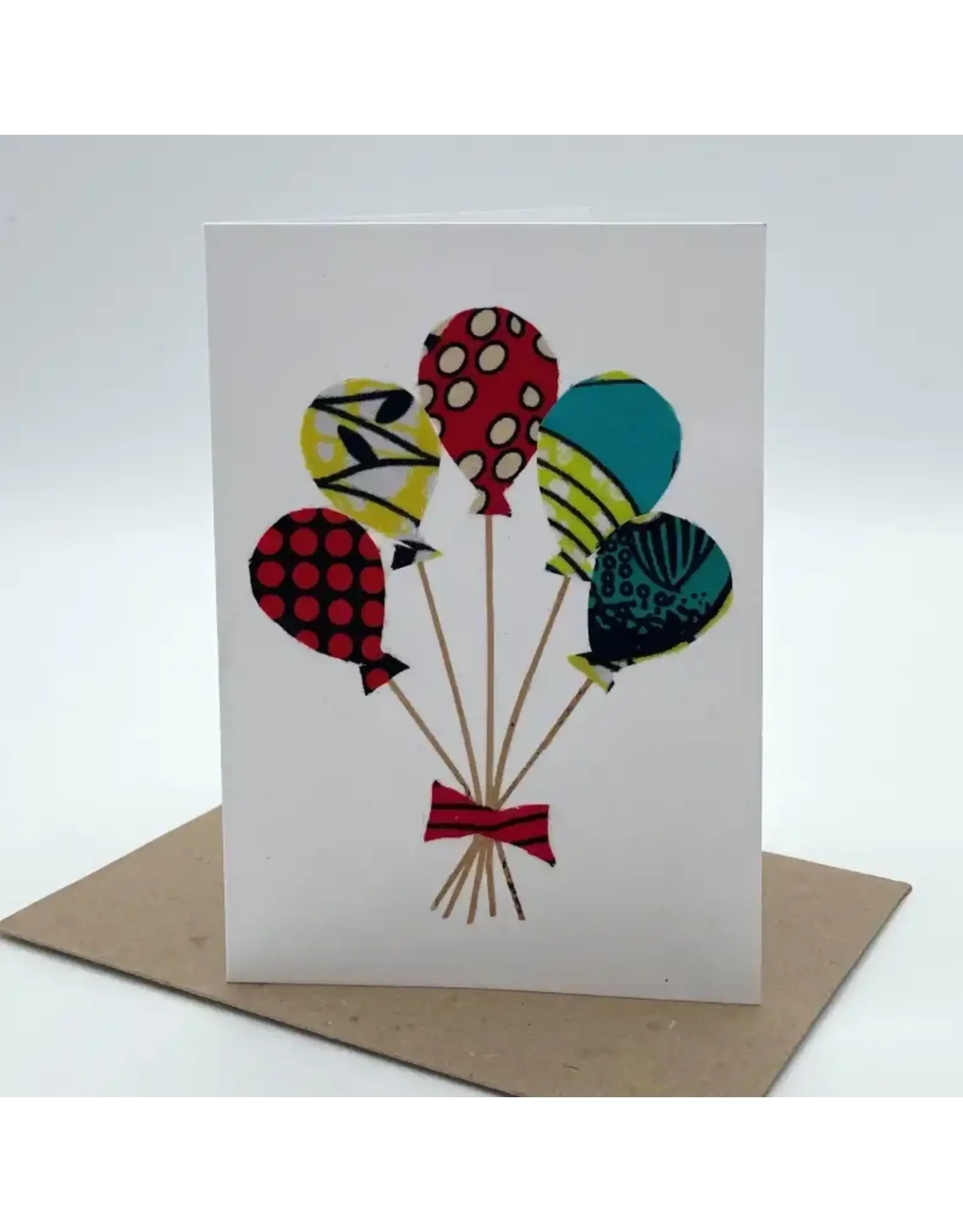 Assorted Kitenge & Banana Fiber Card, Rwanda